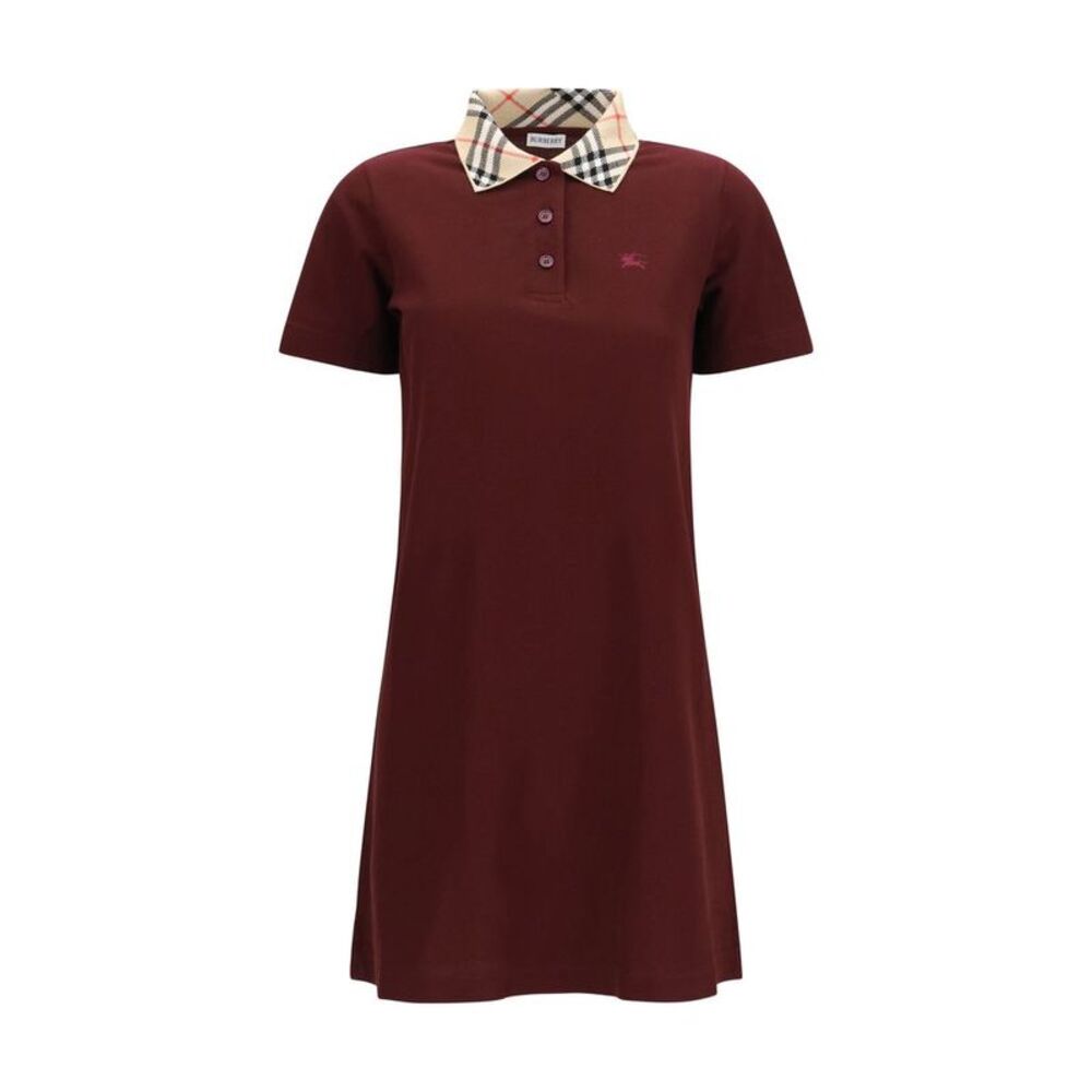 Burberry Bordeaux Cotton Casual Women's Dress
